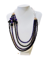 Collana Laura Bellini Donna in Argento Onice GRAGLBAMEONI - GRAGLBAMEONI